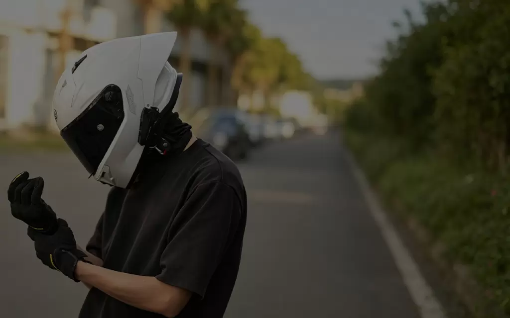 Smart Motorcycle Helmet Bluetooth Headset