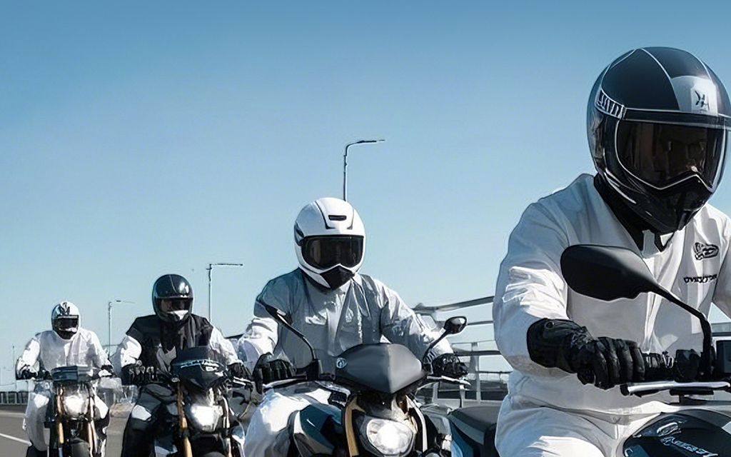 Motorcycle riding, outdoor exploration, and military training