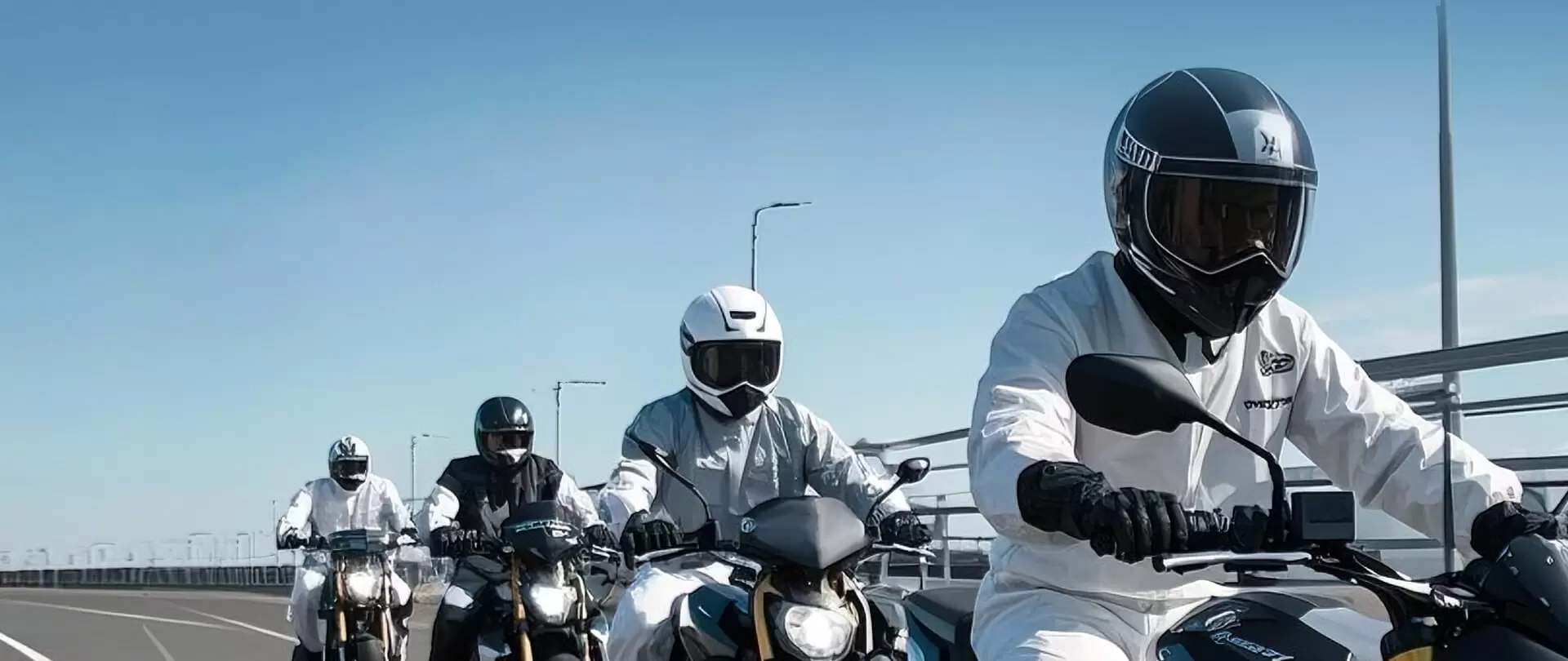 Motorcycle riding, outdoor exploration, and military training