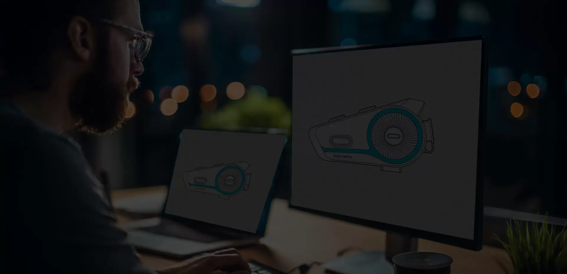 Smart Helmet Bluetooth Headset