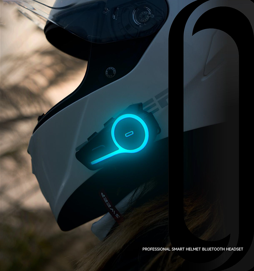 Motorcycle Smart Helmet Bluetooth Headset