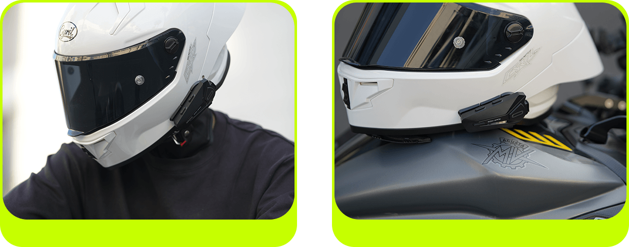 Motorcycle Smart Helmet Bluetooth Headset