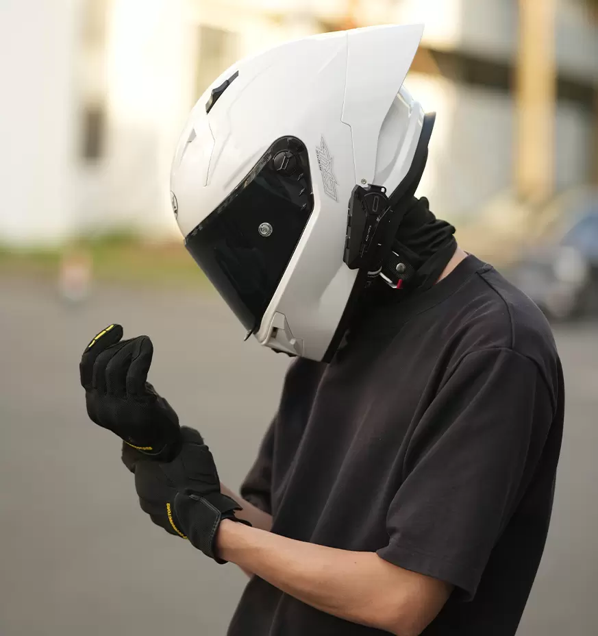 Motorcycle Smart Helmet Bluetooth Headset